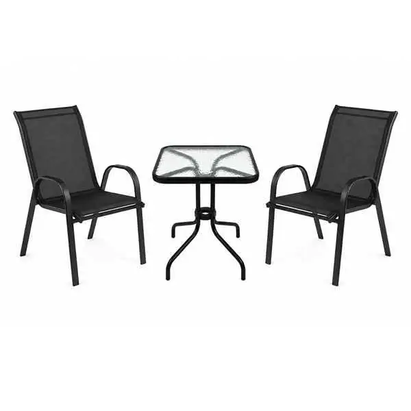 Baštenski set sto Volos 60x60cm i 2 stolice