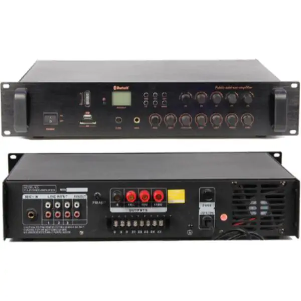 MP515 pojačalo za razglas 150 W sa Bluetooth, FM radiom, USB/SD plejerom i 5 zona