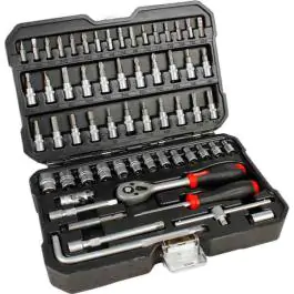 Ključ nasadni sa račnom 1/4" set 60 kom Womax