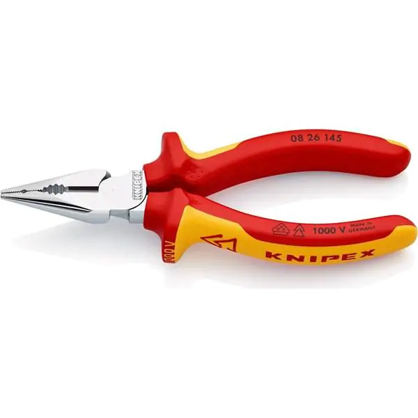 Knipex špicasta kombinovana klešta VDE 1000 V 145 mm 08 26 145