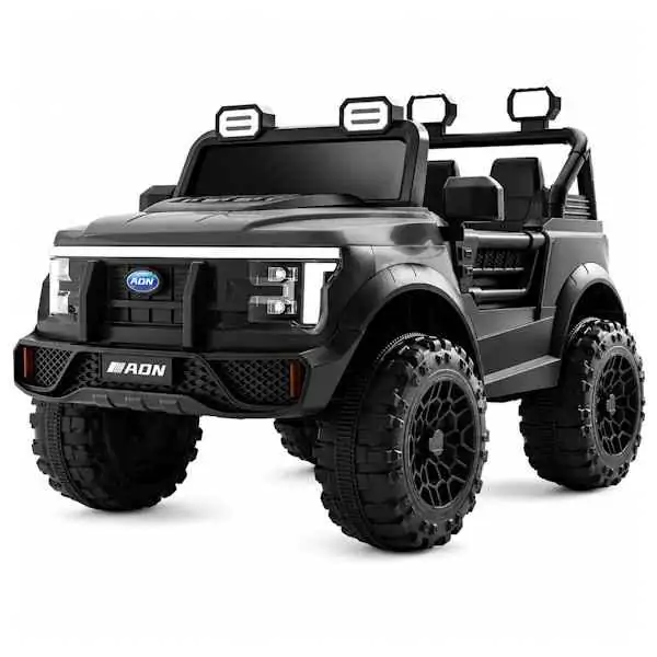 Džip za decu polis 12v 2motora rc MB 0345 SIVA