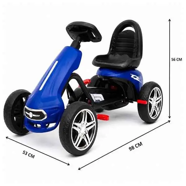 Karting za decu mini na pedale Y-PC086 PLAVA