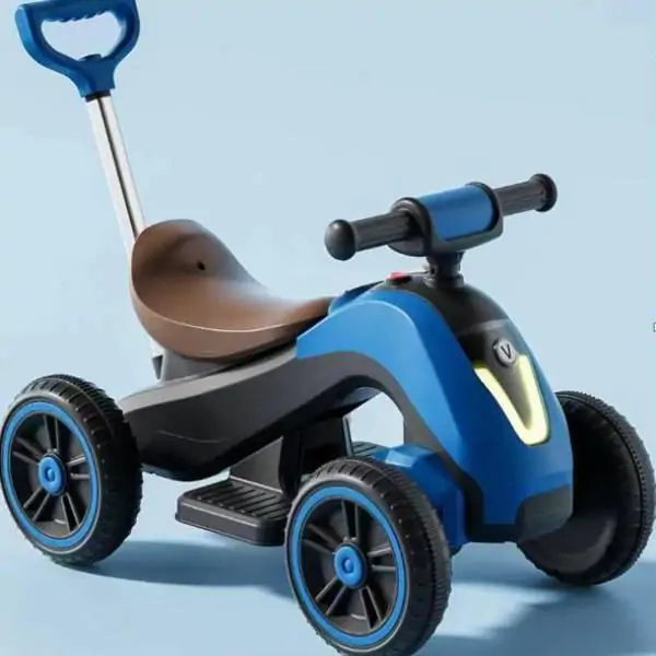 Motor za decu mini sa ručkom 4 točka MB 0654 PLAVA