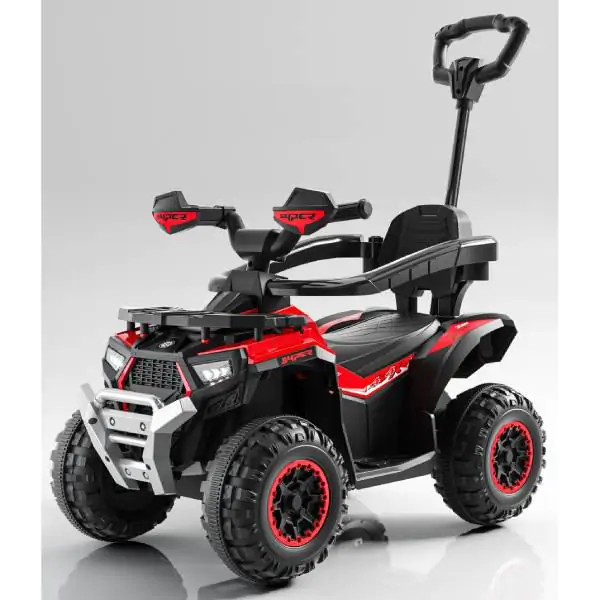 Motor kvad za decu mini  6V sa ručkom MB0664 CRVENA
