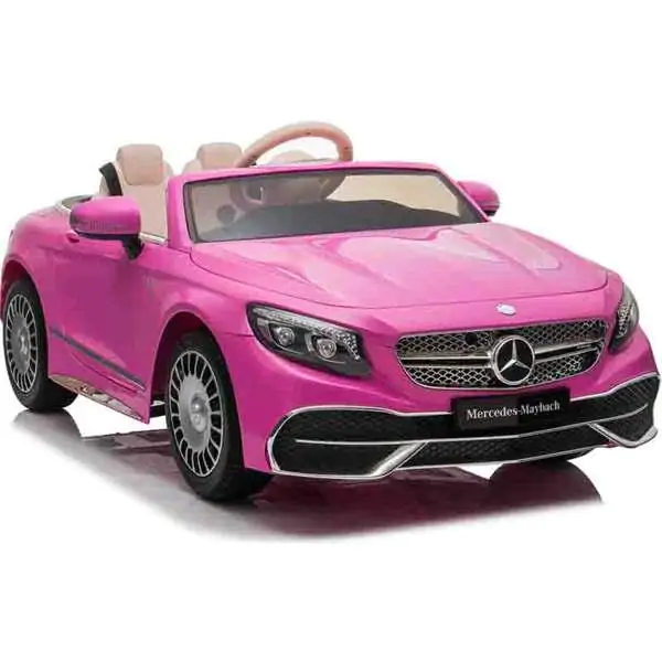 Dečiji auto na baterije Mercedes Maybach 12V Roze sa daljinskim upravljačem