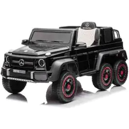 Mercedes-Benz G63 AMG 6x6 dečiji auto na akumulator 12V sa daljinskim upravljačem – crni Premium