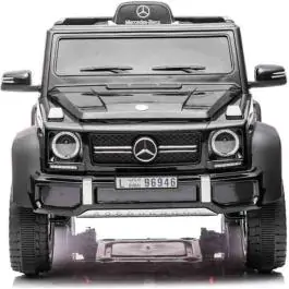 Mercedes-Benz G63 AMG 6x6 dečiji auto na akumulator 12V sa daljinskim upravljačem – crni Premium