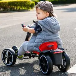 Dečiji karting na akumulator Crni KT001