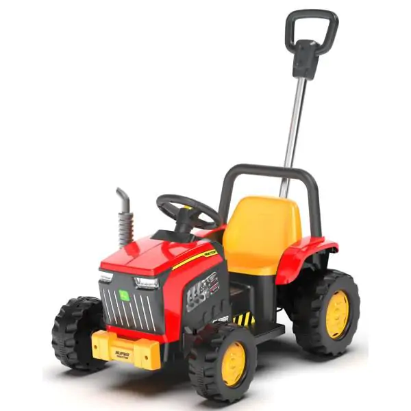 Traktor za decu mini sa ručkom 6v 1moto MB8349 crveni