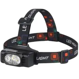 LED naglavna punjiva lampa sa PIR senzorom 700lm 1200mAh