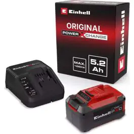 Einhell Power X-Change Starter Kit 5,2 Ah – baterija i punjač 3 A