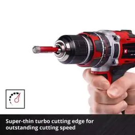 Einhell Dijamantske krune za pločice XS-CASE 4-delni set (5 / 6 / 8 / 10 mm) za suvo bušenje