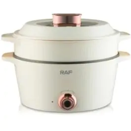 RAF R.5403W ELEKTRIČNI LONAC KRČKO BELI 1300W 5L+2L