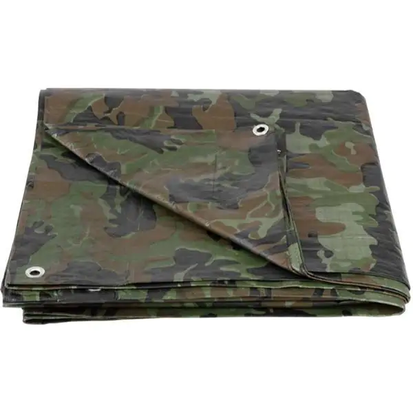 STREND PRO zaštitna cerada 3 × 4 m, 80 g/m² – maslinasta/kamuflažna
