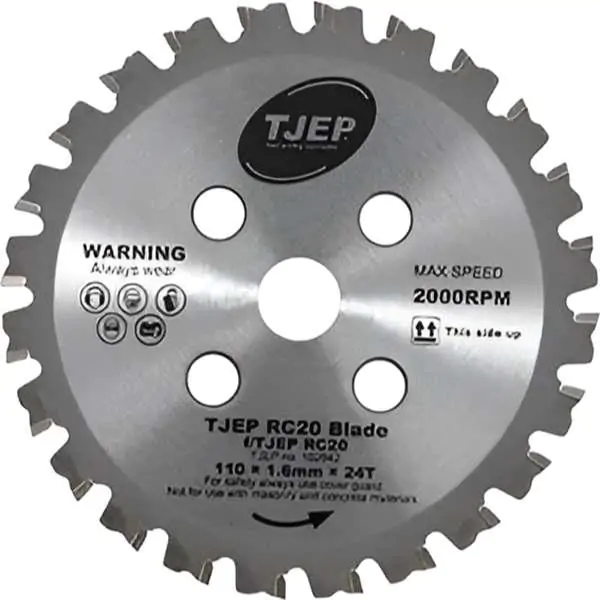 TJEP 102942 rezna ploča za sekač armature, 110mm, 24 zuba