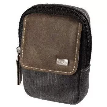 Camera Case Fancy Country DF 9, grey/brown 23620