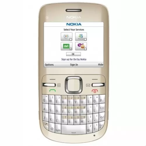 Mobilni telefon C3-00 Golden White 002V5K3   Nokia  