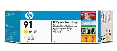 Toneri za InkJet i Plotere No.91 775ml Pigment Žuta Ink Cartridge za Z6100 C9469A  HP  