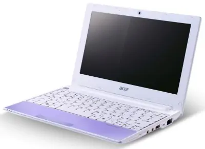 ACER Aspire AOHAPPY2DQuu (purple) Intel Atom N450/10.1"/WebCam/Win 7 Starter + Android Netbook