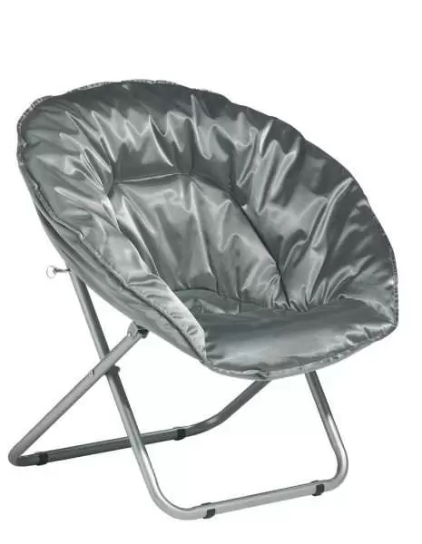 Stolica metal SATELIT Ø83cm srebrna