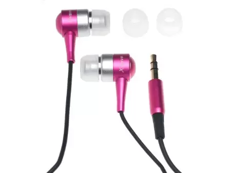 Slušalice za MP3 plejere XJ-18 PINK BLK 3.5mm pink crni kabl  XWAVE