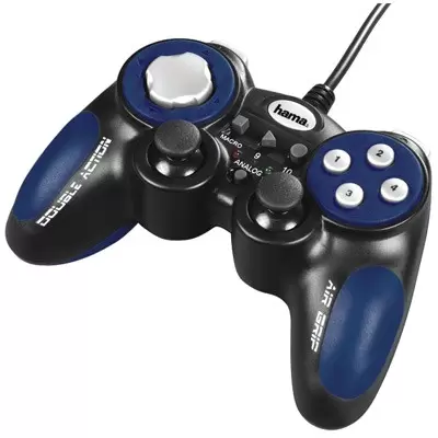 Gamepad USB crno plav HAMA