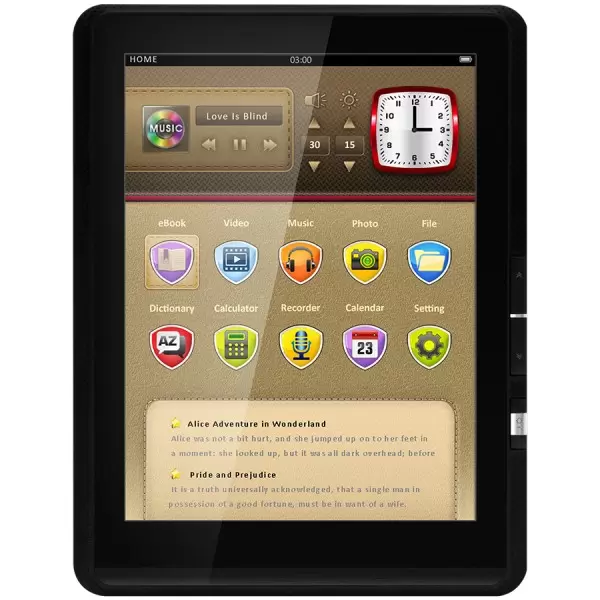 Elektronska knjiga-E-Book Reader PER3884B -8.0",4GB,800x600 PRESTIGIO