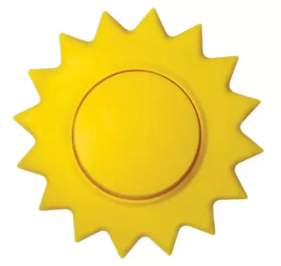 Jednopolna sklopka HAPPY sunce žuti Metalka Majur