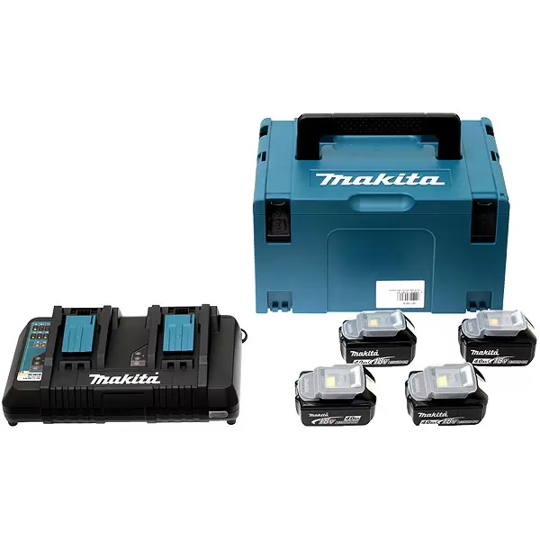 Set baterija 4kom i punjača 18V/4 Ah Makita