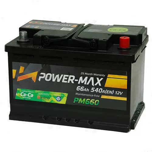 Akumulator PM660 12V 66Ah Power Max - Vipiemme