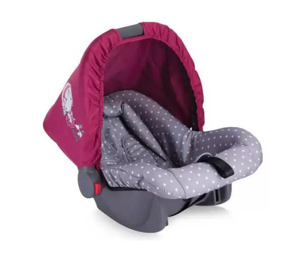 Auto sedište za bebe Bodyguard Grey&Pink Girl 0-10kg BERTONI