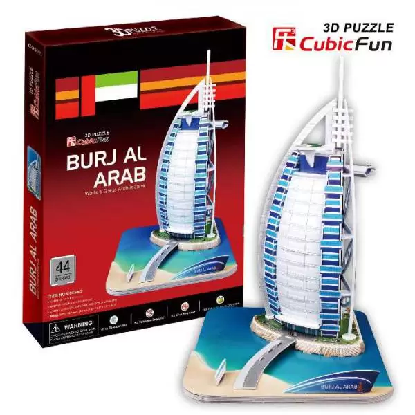 3D Puzzle Burjal Arab CubicFun