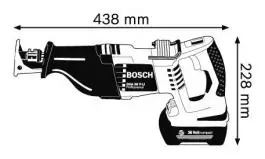 Akumulatorska univerzalna testera GSA 36 V-LI Compact BOSCH