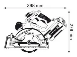 Akumulatorska kružna testera GKS 36 V-LI Compact BOSCH