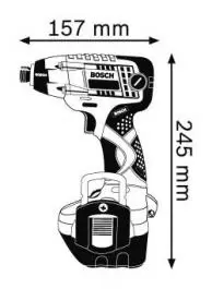 Akumulatorski udarni odvrtač GDR 12 V Professional BOSCH