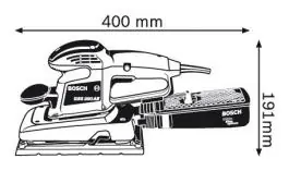 Vibraciona brusilica GSS 280 AE Professional BOSCH