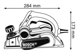 Električno rende GHO 26-82 BOSCH