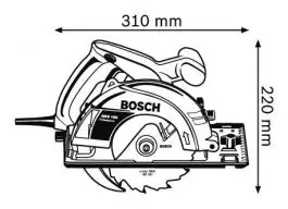 Ručni cirkular za drvo GKS 160 BOSCH