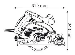 Ručna kružna testera GKS 55 CE BOSCH