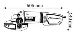 Ugaona električna brusilica GWS 26-230 JBV Professional BOSCH