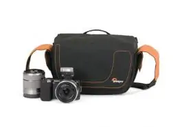 Torba za fotoaparat Impulse 110 smedja-oranž LOWEPRO