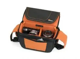 Torba za fotoaparat Impulse 110 smedja-oranž LOWEPRO