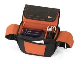 Torba za fotoaparat Impulse 110 smedja-oranž LOWEPRO