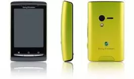 Mobilni telefon X10 mini, Black with Lime 1239-0590  Sony Ericsson