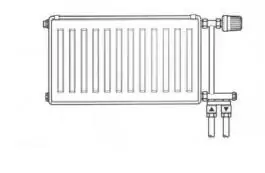 Radijator metalni 400x300mm kompakt 22K VOGEL & NOT