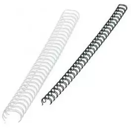 Žičane spirale comb 3.1 6mm crne 100kom FELLOWES