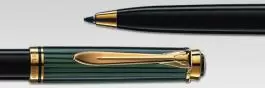 Hemijska olovka Souveran K600 crno/zelena  Twist Pelikan