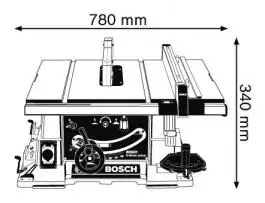 Stona kružna testera GTS 10 BOSCH