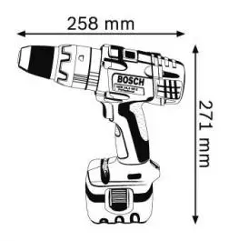 Akumulatorska vibraciona bušilica - odvrtač 14.4V/2.6Ah GSB 14,4 VE-2 BOSCH