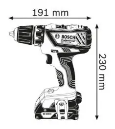 Akumulatorska bušilica-odvrtač GSR 18-2-LI Plus Professional Bosch